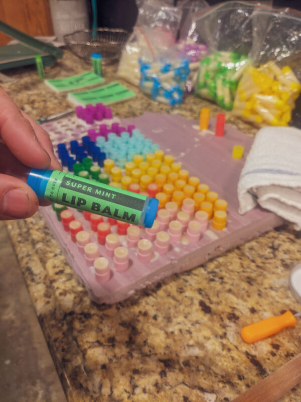 Homemade Tallow Lip Balm
