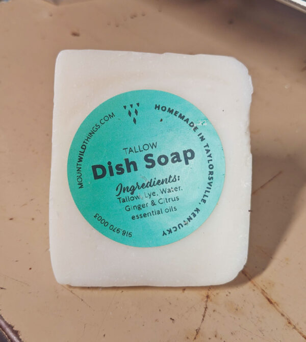 Tallow Dish Bar Soap