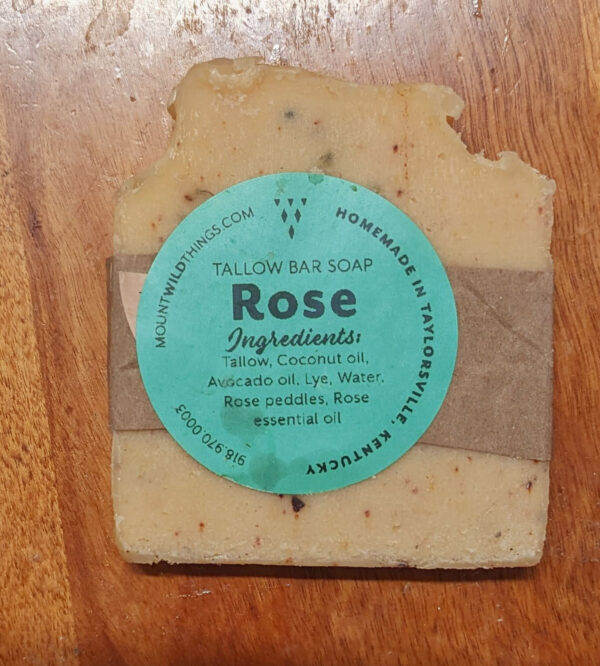 Rose Tallow Bar Soap
