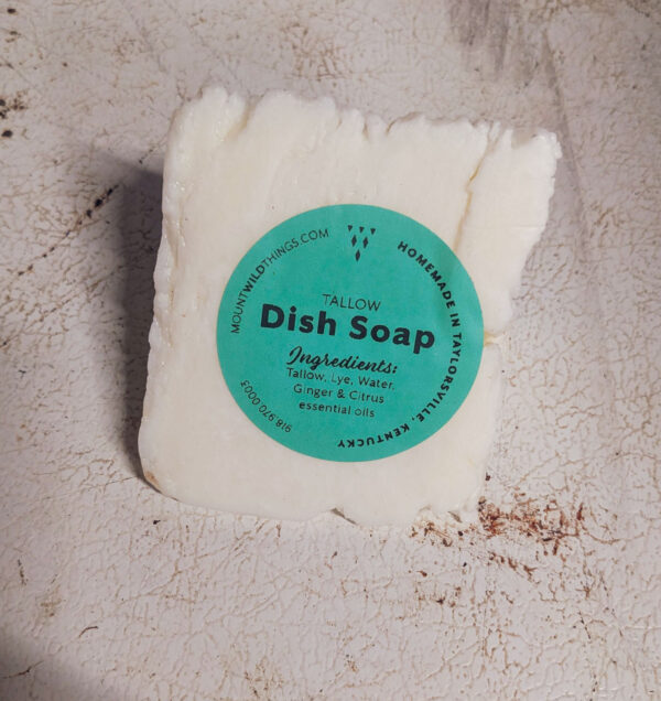Tallow Dish Bar Soap