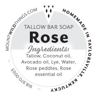 Rose Tallow Bar Soap