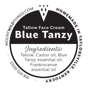 Blue Tanzy Tallow Face Cream