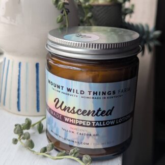 Home Made Whipped Tallow Lotion - Unscented