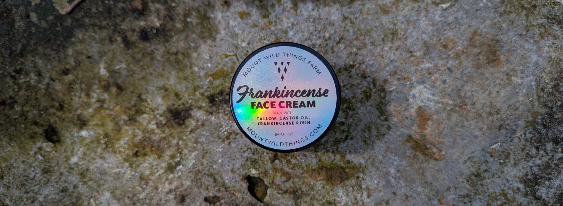 Frankincense Tallow Face Cream (2 Oz Amber Glass Jar)